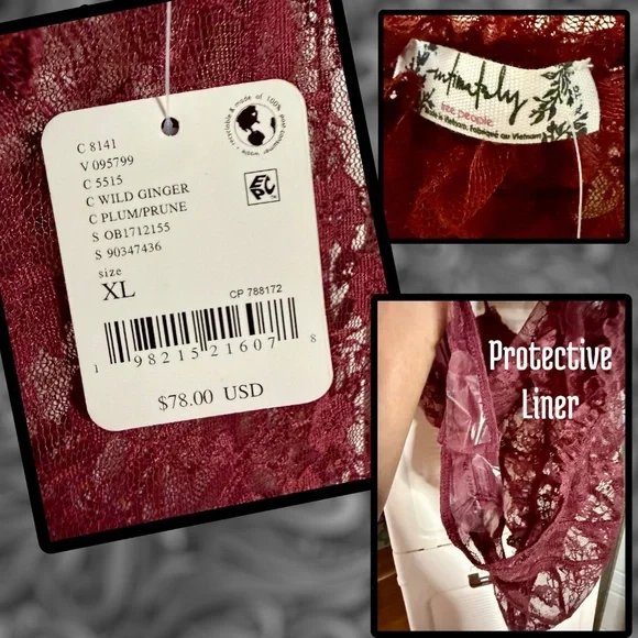 FREE PEOPLE If You Dare Sheer Lace Bra Cup Detail Thong Bodysuit - Picture 9 of 13